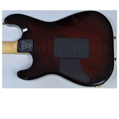 Schecter CET Koa Top USA Custom Shop Electric Guitar Tobacco Burst image 22