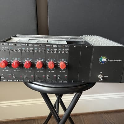 Rack of 6 Langevin 5116 Tube Preamp's 1960s Owned By Mike McCarthy