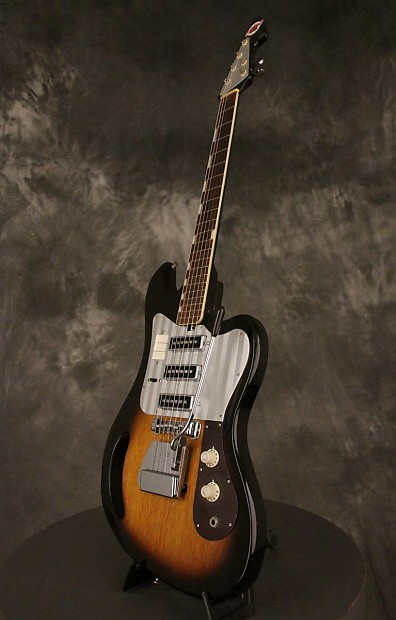 Teisco ET-320 Guitar Sunburst w/MONKEY GRIP 1960s Sunburst
