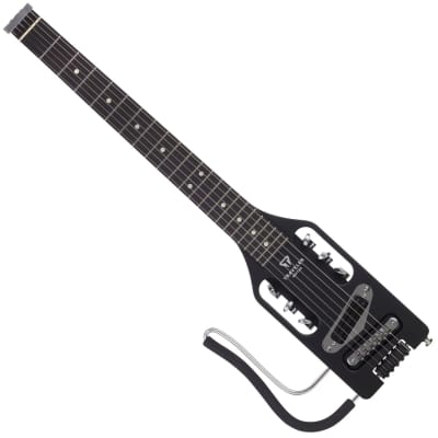 Traveler Guitar Ultra-Light Electric Left-Handed Electric Travel Guitar (Matte Black) for sale