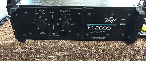 Peavey M 2600 Mark V Series Stereo Power Amplifier