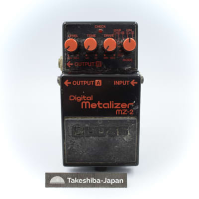 Boss MZ-2 Digital Metalizer 1988 Made in Japan Vintage Guitar Effect Pedal 895269