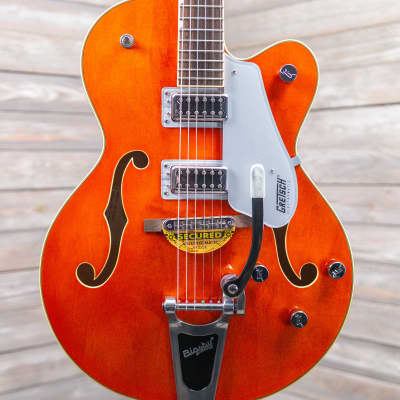 Gretsch G5420T Electromatic Hollow Body Single-Cut with Bigsby - Orange Satin (11512-WH) image 1