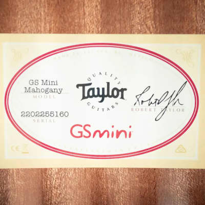 Taylor GS Mini Mahogany Acoustic Guitar with Structured Gig Bag image 13