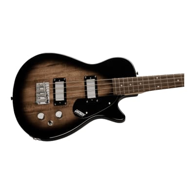 Gretsch G2220 Electromatic Junior Jet Bass II Short-Scale Guitar (Bristol Fog) Bundle with Gretsch Hardshell Case (2 Items) image 3