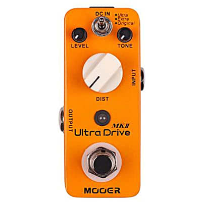 Mooer Ultra Drive MKII 3 mode Distortion Guitar Effects Pedal image 1