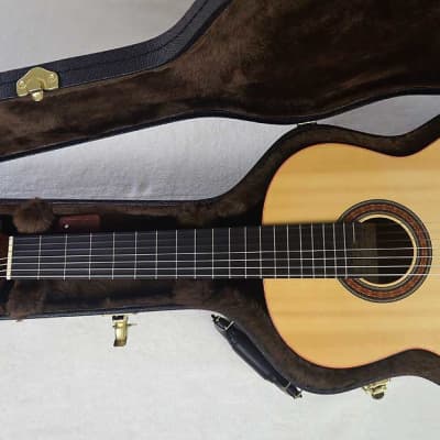 Milagro MPS7 Spruce/Rosewood 7-String Classical Harp Guitar w/All-Solid Woods, Custom Case!! image 21