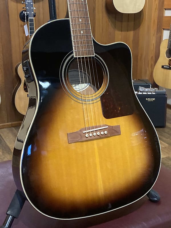 Epiphone J-45EC Studio Acoustic Electric Guitar w/Case
