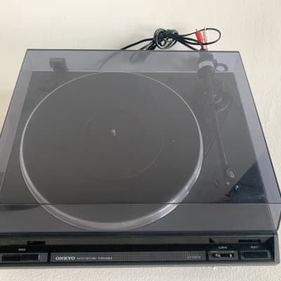 Onkyo CP-1007A 2-speed automatic return turntable with cueing lever and Shure DT35P stylus/cartridge imagen 2