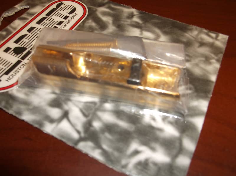 ABM 3710G Single String Bass Bridge GOLD Reverb