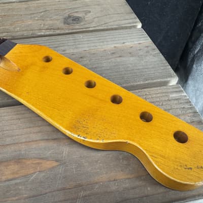 Real Life Relics Allparts “Licensed by Fender®” TRO-C-MOD Replacement Neck for Telecaster® Vintage Tint Nitro image 2