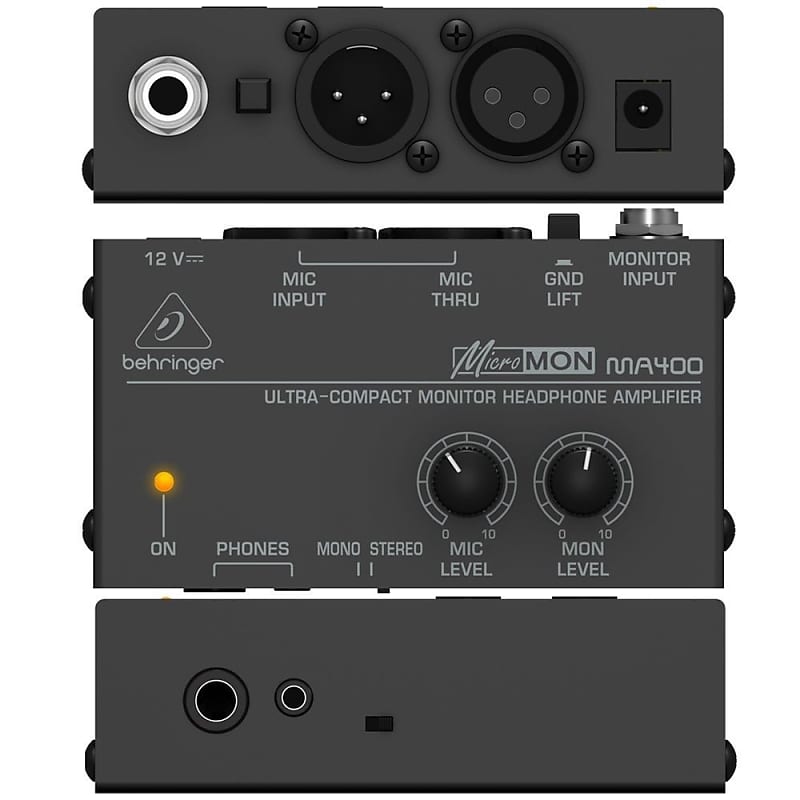 Behringer - MA400 - MICROMON  Compact Monitor Headphone Stereo Amplifier image 1