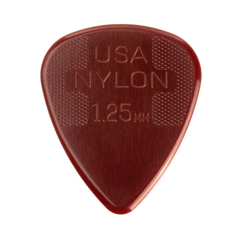 Dunlop 44P125 12-Pack of 1.25mm Nylon Standard Guitar Picks image 1