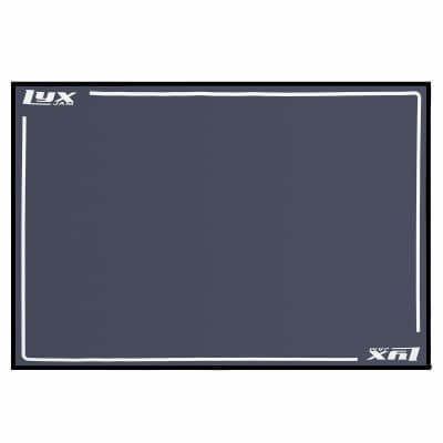 LyxJam 4 x 4.6 feet Drum Rug, Drum Mat with Fabric Non Slip Bottom Carpet, Blue image 2