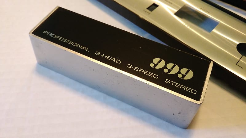 Realistic 999 Metal Faceplate Covers (Reel to Reel Tape Player by Radio Shack)  			