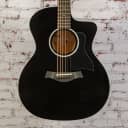 Taylor - DEMO - 214ce-BLK Plus - Acoustic-Electric Guitar - Maple/Spruce - Blacktop - w/ AeroCase - x4332