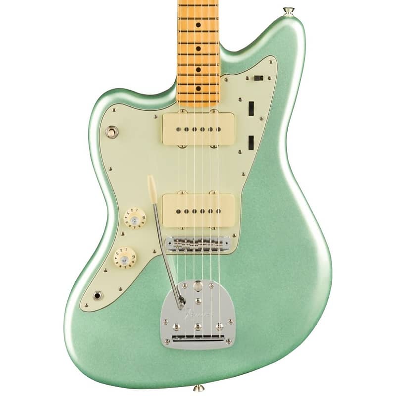 Fender American Professional II Jazzmaster Left-Hand, Mystic Surf Green, Maple fingerboard image 1