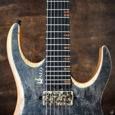 Halo MERUS 7-string Headless Guitar Bare Knuckle Pickups, Buckeye Burl 🤘🏻 image 2