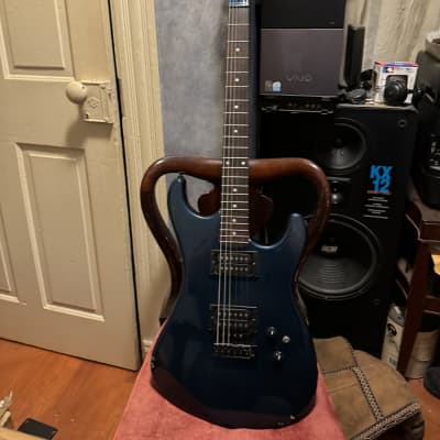 Kramer Striker 200st guitar 80s - Blue image 12