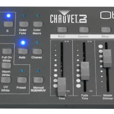 Chauvet DJ Obey 6 Compact Universal DMX-512 Controller Control Up To Six Fixtures image 2