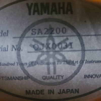 Yamaha SA2200-OVS Semi-Hollow Electric Guitar image 7