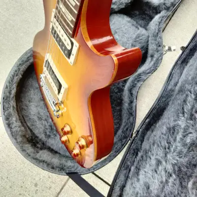 2012 Gibson Studio Deluxe 50s Neck Vintage Burst OHSC image 8