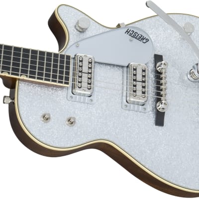 GRETSCH - G6129T-59 Vintage Select 59 Silver Jet with Bigsby  TV Jones  Silver Sparkle - 2401812817 image 6