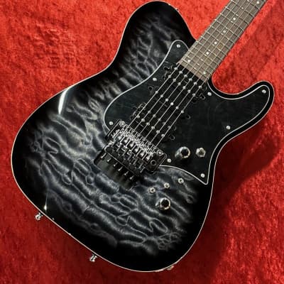 G-Life Guitars Cross Edge Quilt Top / Black Morion Burst [GSB019] for sale