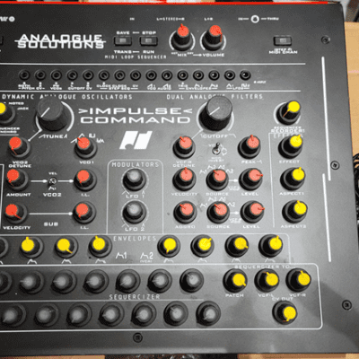 Analogue Solutions Impulse Command Stereo Analog Synthesizer Controller Rig Light Use! image 2