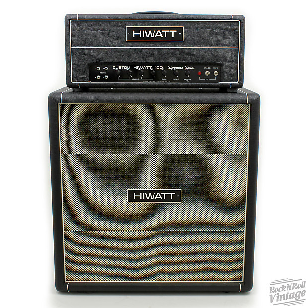 Hiwatt Custom 100 Signature Series Head and Cab | Reverb