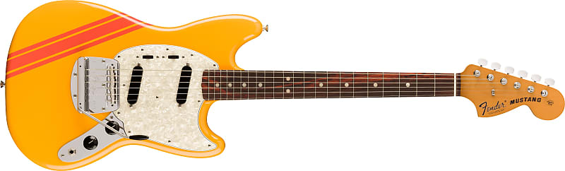 FENDER - Vintera II 70s Competition Mustang  Rosewood Fingerboard  Competition Orange - 0149130339 image 1