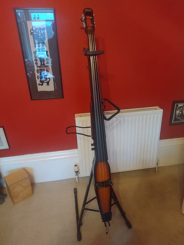 Stagg Electric Upright Double Bass Stand Gig Bag Reverb Uk 6067