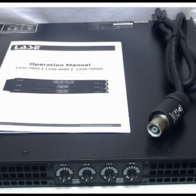 LASE-8000 Series Professional Power Amplifier 1U 4 x 2000 RMS Watts 8Ω Class D image 1