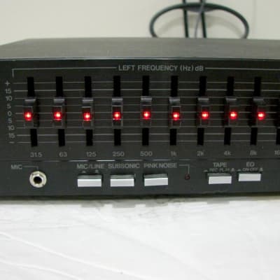 ADC Sound Shaper SS-300SL 10-Band - Stereo Graphic Equalizer ADC Sound Shaper SS-300SL 10-Band - Stereo Graphic Equalizer