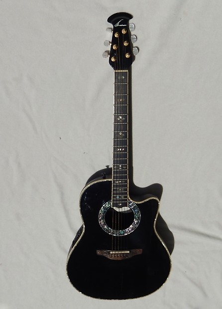 Ovation 1869 Custom Legend 90s Black | Reverb