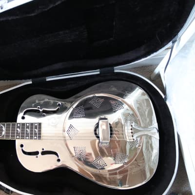 Supro Resonator 1990s - Silver Engraved image 9
