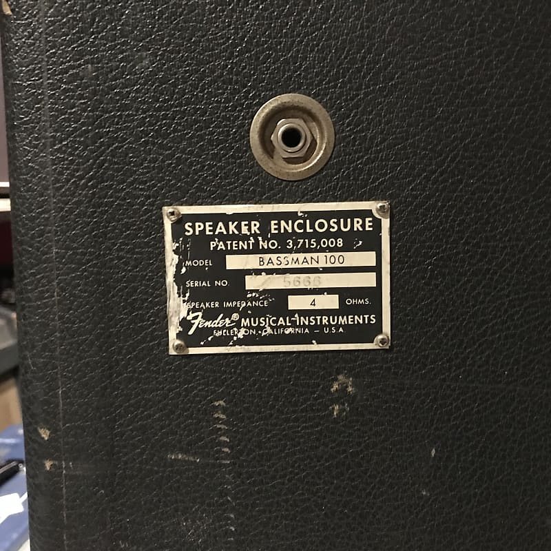 Fender Bassman 100 Vintage 4x12