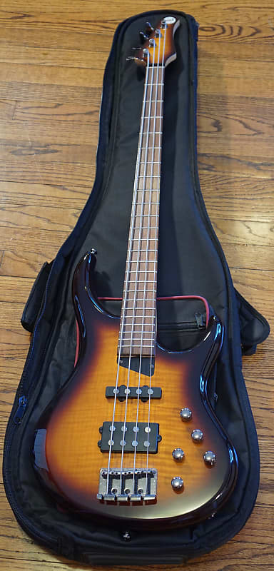 MTD Kingston Heir 4-String Bass with Rosewood Fretboard Tobacco Sunburst