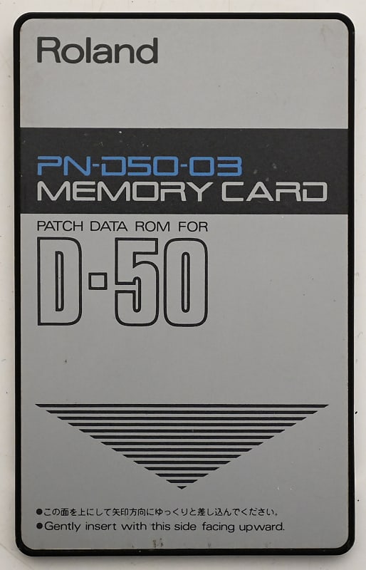 Roland ローランド PN-D50-03 Roland D-50 and D-550 card, PN-D50-03, free EU shipping