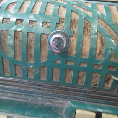 Titano Accordion model 546 - Green/Blue Pearloid image 10