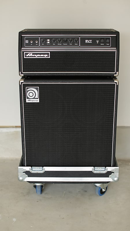 Ampeg SVT-CL Amp Head and 4x10 Cabinet with Road Cases image 1