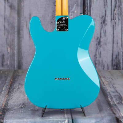 Fender American Professional II Telecaster Deluxe, Miami Blue *DEMO MODEL* image 3