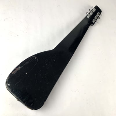Gibson Century 6 Lap Steel in factory Black , with original Gibson Hardshell case image 4