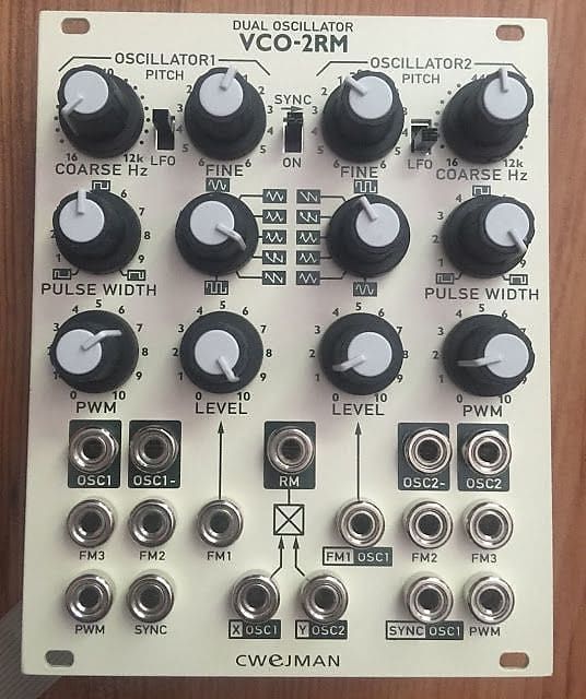 Cwejman VCO-2RM Dual Oscillator 2023 - Eggshell