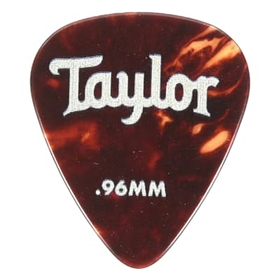 Taylor Celluloid 351 Picks Tortoise Shell 0.96mm 12-Pack