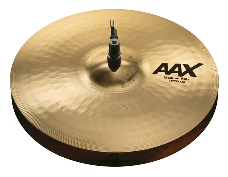 Sabian 14” AAX Medium Pair of HI Hats Cymbal Br. image 1