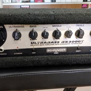 Used Behringer Ultrabass BX3000T Bass Amplifier Head