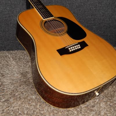 MADE IN JAPAN 1975 - YAMAKI YW60 - WONDERFUL - MARTIN D41 STYLE - 12STRING ACOUSTIC GUITAR image 3