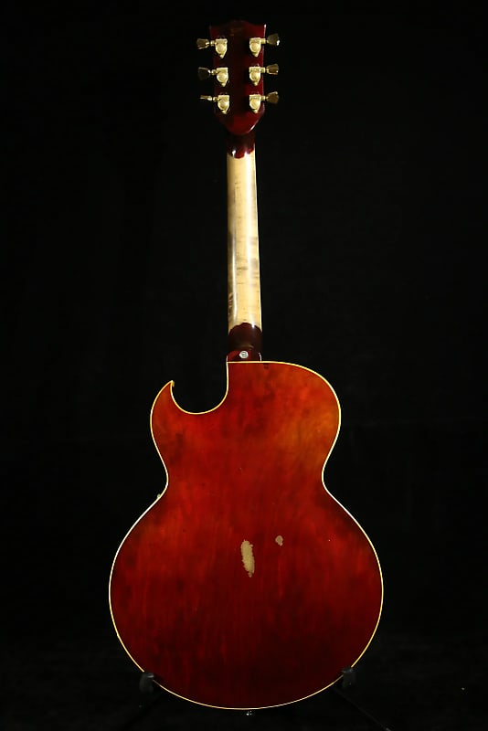 1976年製Gibson ES-175Tレアギター状態良好刻印PAF Gibson ES-175T 1976 Wine Red /Solid Black Rosewood FB /E