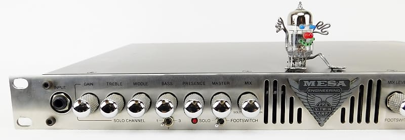 Mesa Boogie V-Twin Rack Tube Guitar Preamp + Footswitch + Mesa Boogie V-Twin Rack Tube Guitar Preamp + Footswitch +